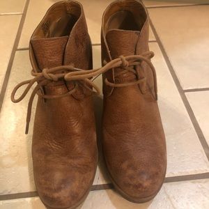 Korks by Kork Ease brown leather booties size 7.5